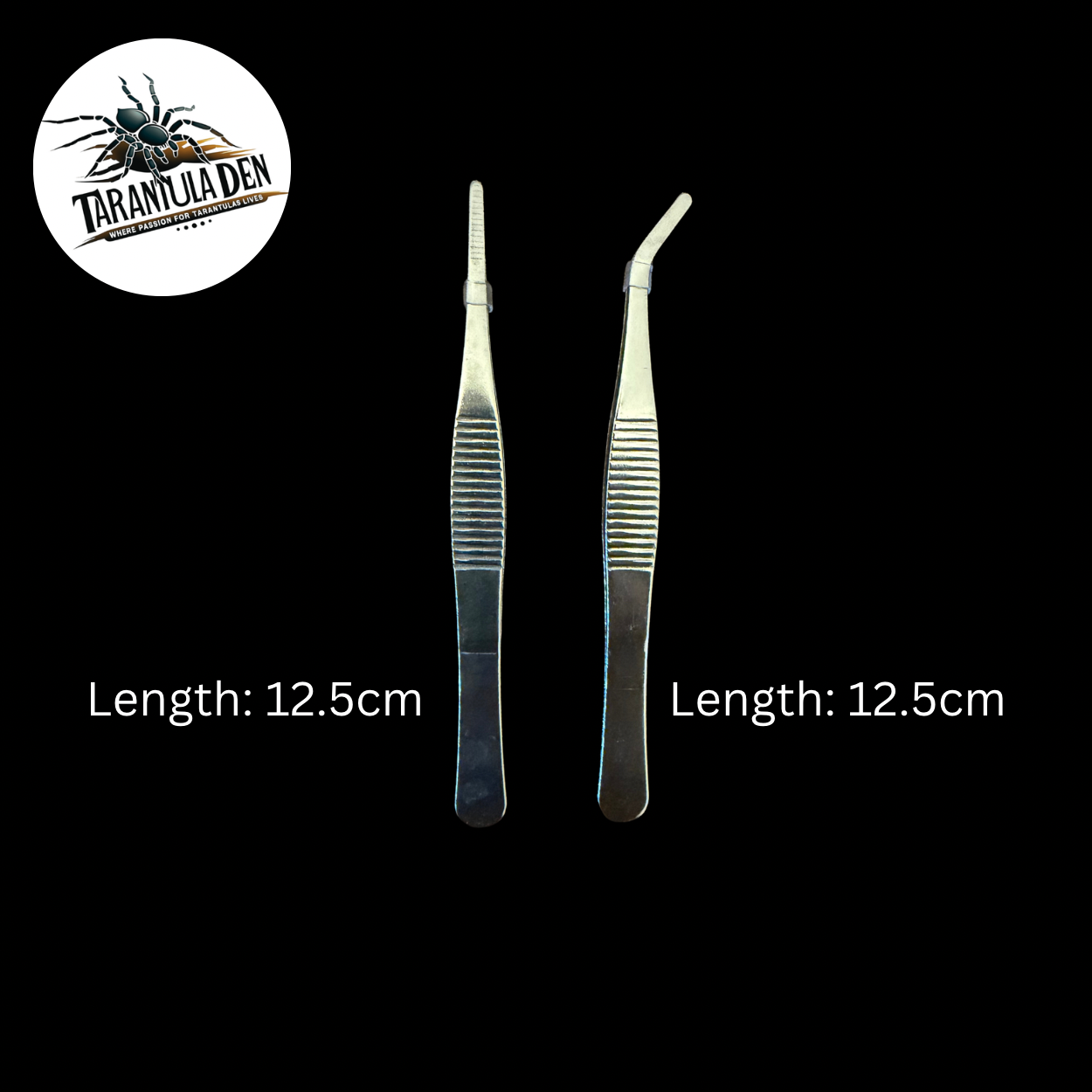 Small Straight & Curved Tip Feeding Tweezers